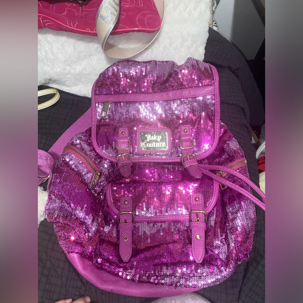 Juicy couture sequins backpack